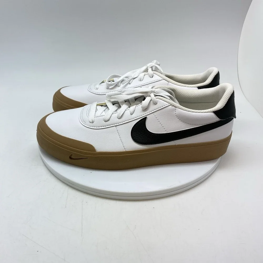 Nike Sneakers Mens 8 Court Shot White Gum Retro FQ8146-112 Athletic Casual Shoes